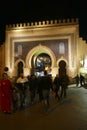 Illuminated gate to the medina