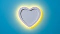 Illuminated Heart Shape Royalty Free Stock Photo