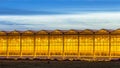 Illuminated industrial greenhouse