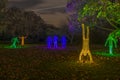 Illuminated installations in Syon Park, London