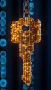 Illuminated Key Unlocking Digital Opportunities in a Technology Driven Economy with Flowing Data