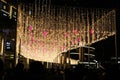 Illuminated lane in Dubai Mall