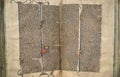 Illuminated Manuscript of the Bible Royalty Free Stock Photo