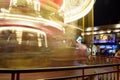 Illuminated Merry Go Round in San Francisco - Long Exposure Royalty Free Stock Photo