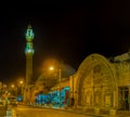 The illuminated minaret