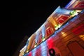 Illuminated opera house in night Kiev Royalty Free Stock Photo