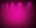 Illuminated pink violet wall, background Royalty Free Stock Photo