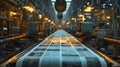 Illuminated Printing Press - A Machinery Showcase