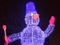 Illuminated snowman