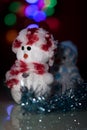 Illuminated Snowman doll
