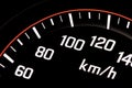 Illuminated speedometer