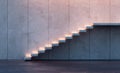 Illuminated stairs