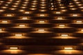 Illuminated stairs at National War Memorial, New Delhi