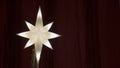 Illuminated Star Christmas Tree Topper Royalty Free Stock Photo