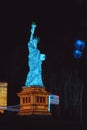 Illuminated Statue of Liberty lantern