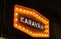 Illuminated Street Food Karavan sign