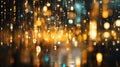 Illuminated symbols cascade down like rain, creating a stunning visual experience within a digital realm. Holographic