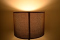 illuminated textured table lamp head