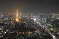 Illuminated Tokyo City