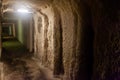 Illuminated tunnels in old mines