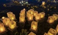 Illuminated water lanterns