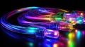 Illuminating Connections: Colored Electric Cables and LED in Technological Landscape