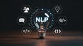 Illuminating the Future of Natural Language Processing Concepts in Technology and Artificial Intelligence Development Royalty Free Stock Photo