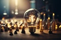 Illuminating Innovation: The Evolution of the Electric Light Bulb. Ai Generated