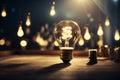 Illuminating Innovation: The Evolution of the Electric Light Bulb. Ai Generated