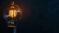Illuminating Innovation: Technology Light Bulb in Darkness