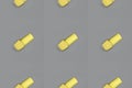 Nail polish pattern on gray background Royalty Free Stock Photo