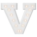 Illuminating V letter