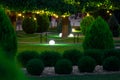 illumination garden light with electric ground lantern with ball diffuser.