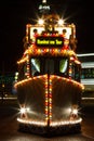 Illuminations Tour tram at Blackpool, Lancashire, England, UK. Royalty Free Stock Photo