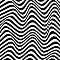 Illusion Abstract black and white pattern. Monochrome pattern. Optical illusion. Op art.