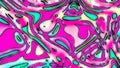 Psychedelic pink street graffiti background. Illusion, curvature. Abstract artistic fluid hippie template