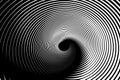 Illusion of spiral swirl movement. Abstract op art design Royalty Free Stock Photo