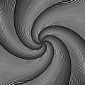 Illusion of vortex circular rotation movement