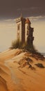 Illusionary Realism: A Majestic Castle In The Dunes