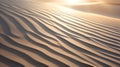 Illusionary Sandscape with Dramatic Sunrays. Generative Ai Royalty Free Stock Photo