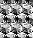 Illusive continuous monochrome pattern, decorative abstract back Royalty Free Stock Photo