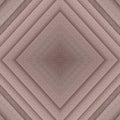 Illusive continuous pink pattern, decorative abstract background with 3d geometric figures. Bright transparent ornamental seamless