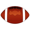 Illustartion of american football ball Royalty Free Stock Photo