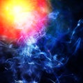 illustraction of blue spot light Royalty Free Stock Photo