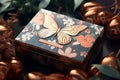 Illustrate the beauty of butterflies in