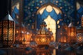 Illustrate the beauty of Islamic geometric