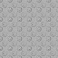 Illustrated abstract seamless gray pattern