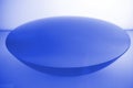 Illustrated blue bowl shape