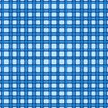 Illustrated Blue Gingham Pattern Background