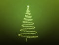 Illustrated Christmas tree